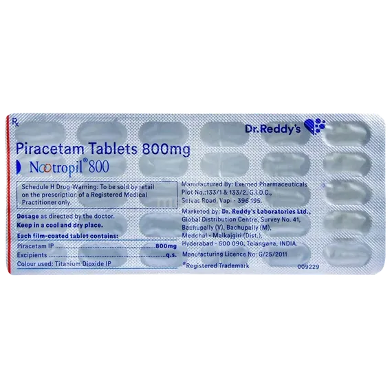 nootropil 800mg tablet 30's